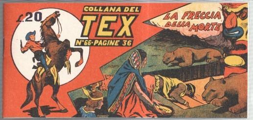 Facsimil: Collana del TEX  numero 66: La freccia della morte  