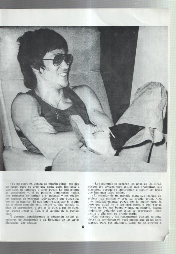 Lamina Bruce Lee numerada 01