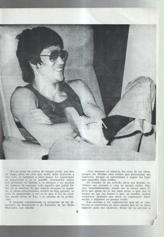 Lamina Bruce Lee numerada 01