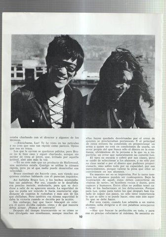 Lamina Bruce Lee numerada 03 