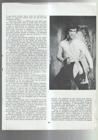 Lamina Bruce Lee numerada 13