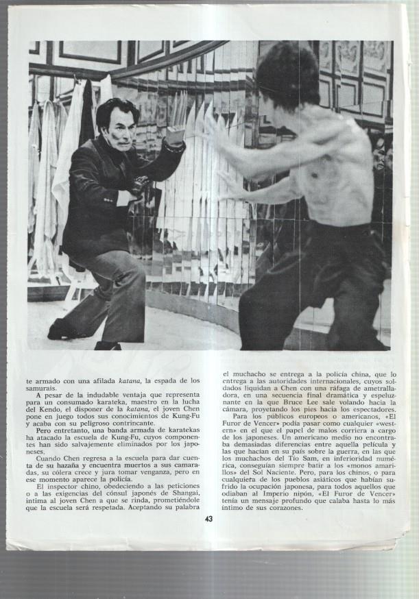 Lamina Bruce Lee numerada 14