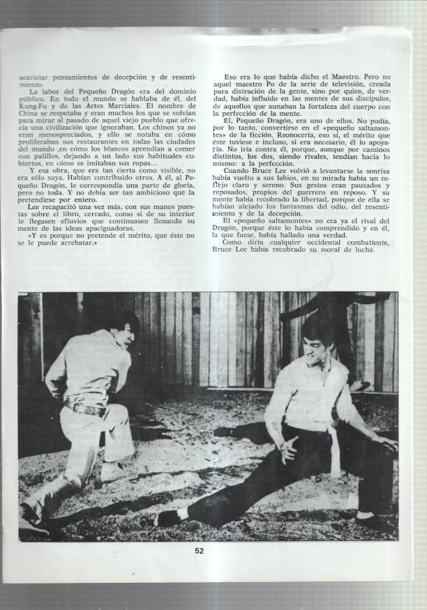 Lamina Bruce Lee numerada 16