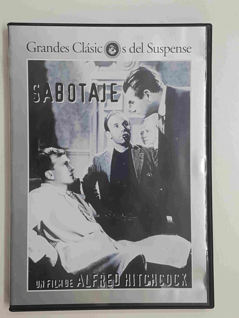 DVD pelicula: Sabotaje, un film de Alfred Hitchcock. Coleccion Grandes Clasicos del Suspense num 2 