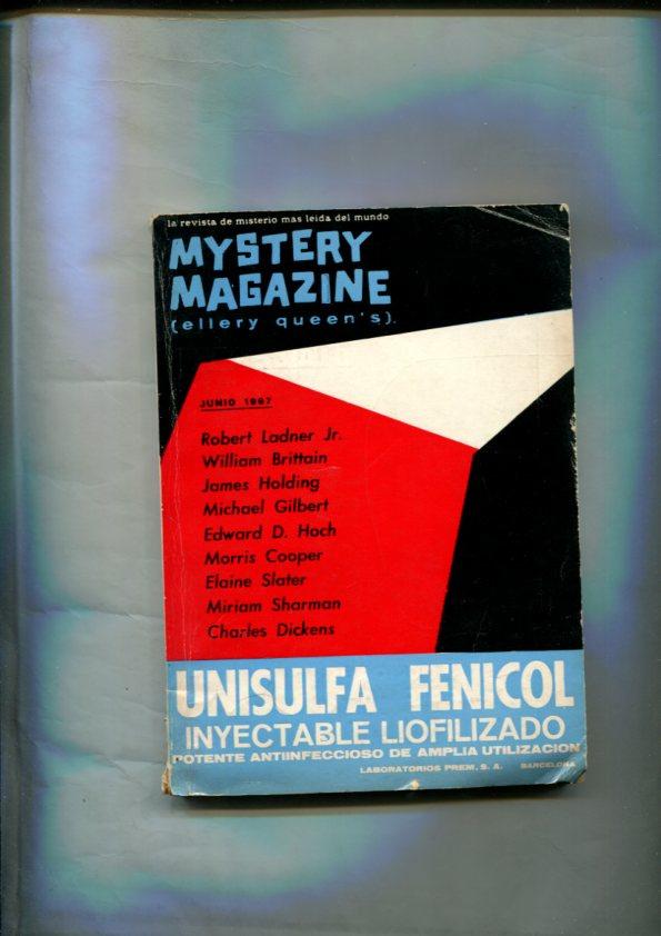 Mystery Magazine junio 1967: Robert Ladner Jr, William Brittain, Hames Holding, Michael Gilbert, Elaina Slater, etc