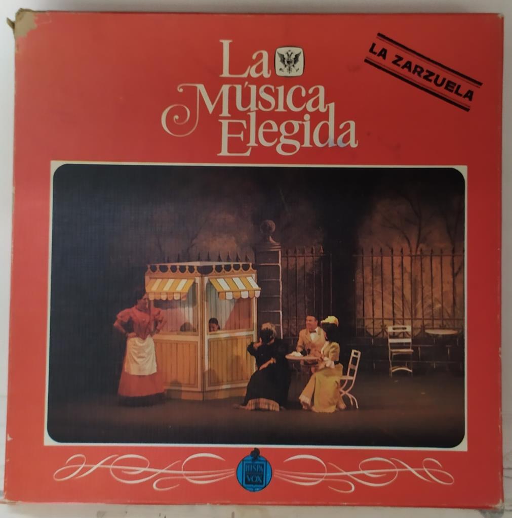 Cuadruple Disco/Vinilo-LP: La Zarzuela. Colección La musica elegida HispaVox