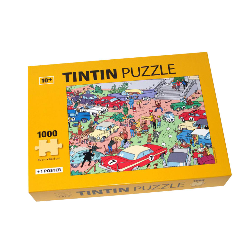 Tintin Puzzle 1000 piezas RALLY EN EL CASTILLO DE MOULISART (EL ENVIO ES LA TARIFA CORREO CERTIFICADO) 