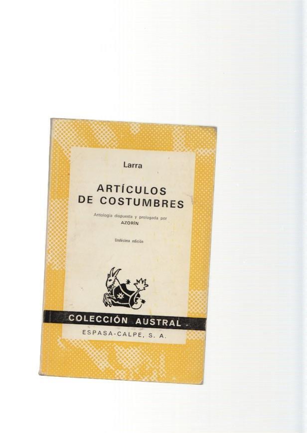 Articulos de costumbres
