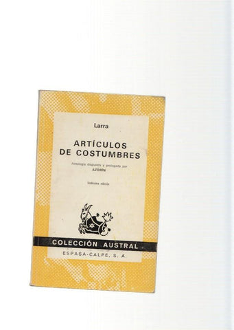 Articulos de costumbres