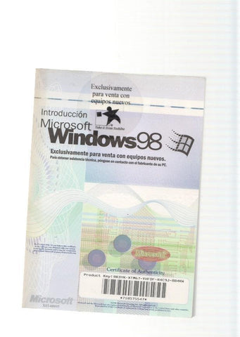 Introduccion Microsoft Windows 98