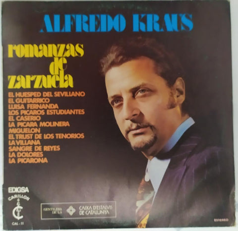 Disco/Vinilo-LP: Alfredo Kraus - Romanzas de Zarzuela