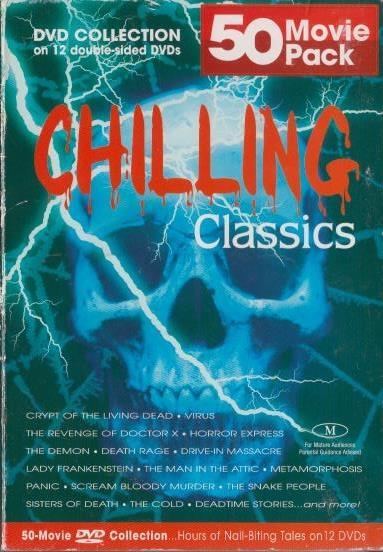 12 DVD pack: Chilling Classics 50 movie pack (INGLÉS)