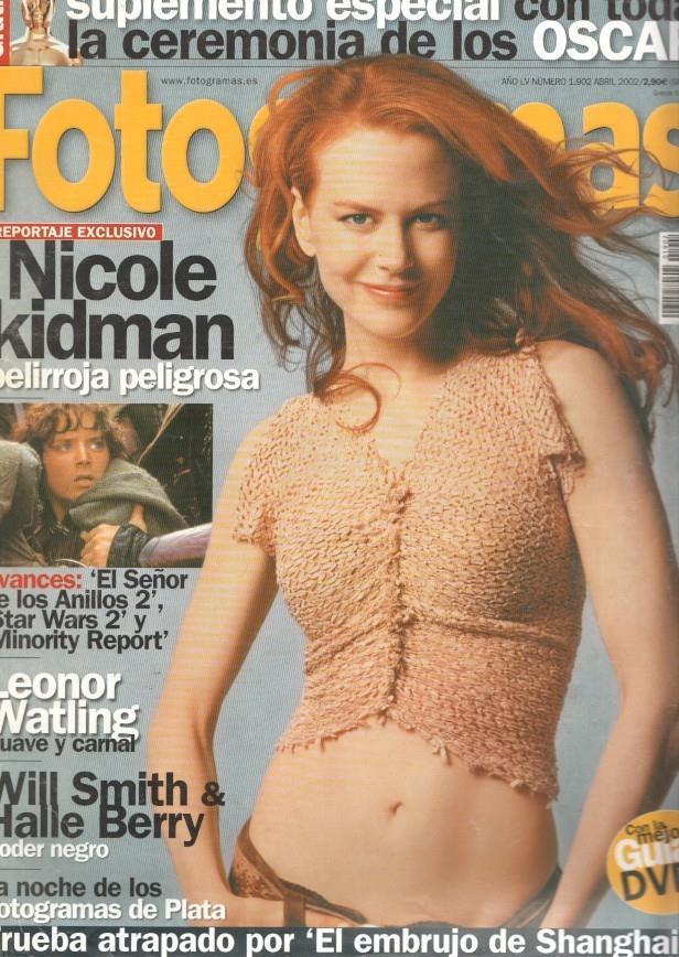 Fotogramas numero 1902, abril 2002: Nicole Kidman, pelirroja peligrosa- Suple-