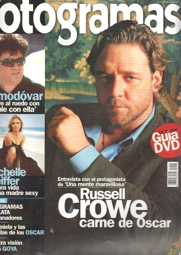 Fotogramas numero 1901, marzo 2002: Almodovar vuelve al ruedo con Hable con