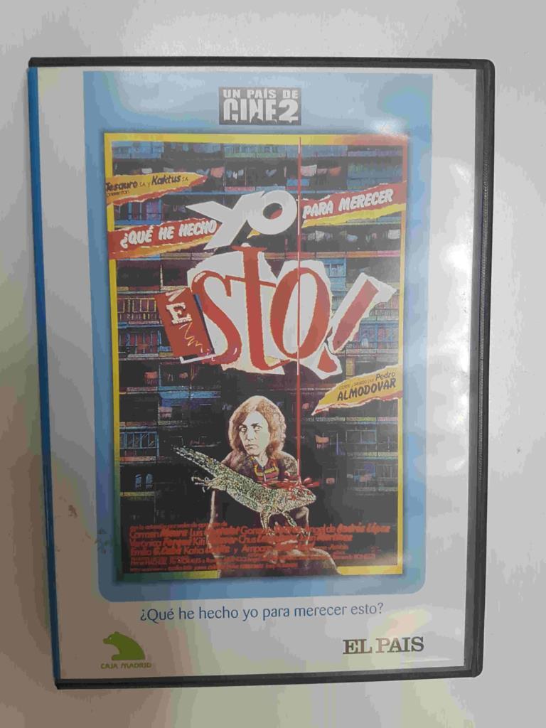 DVD pelicula: ¿Que he hecho yo para merecer esto?. Coleccion Un pais de CIne 2 num 3. Escrito y dirigido por Pedro Almodovar