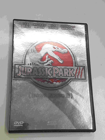 DVD pelicula: Jurassic Park III (Parque Jurasico III). Edicion cubierta metalizada. Incluye material adicional