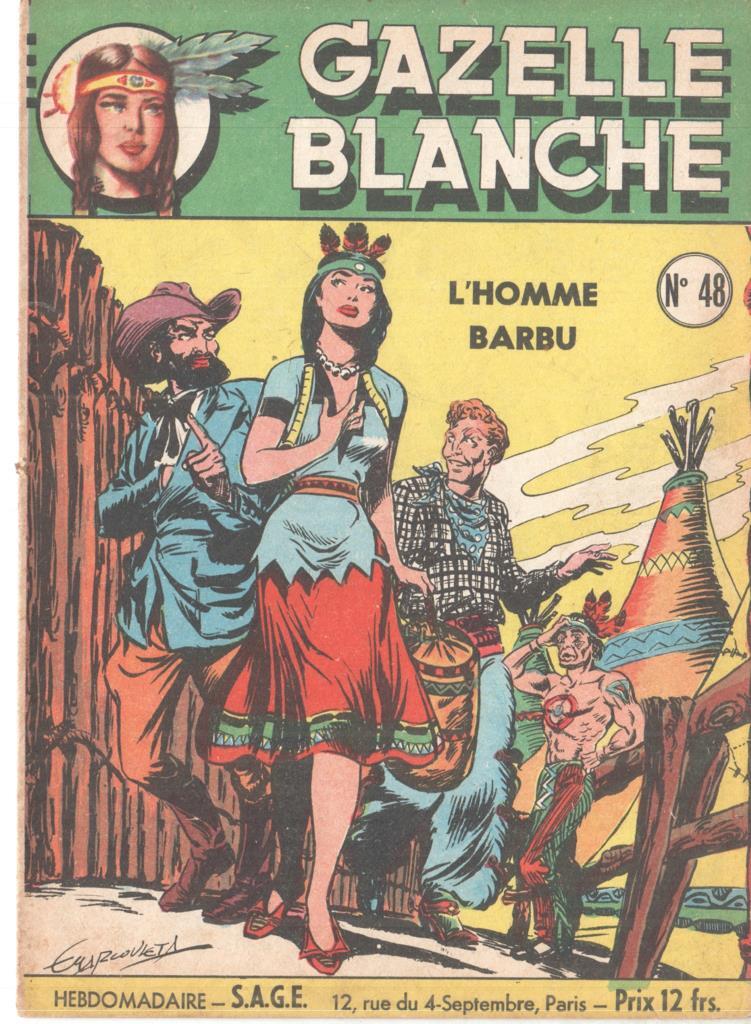 Gazelle Blanche numero 48: L'homme Barbu
