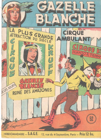 Gazelle Blanche numero 52: Cique ambulant