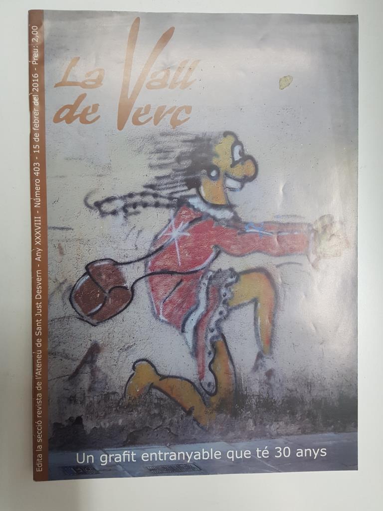 Revista: La Vall de Verç num 403, any XXXVIII 15 de febrer 2016 - La moda mira al Planeta Tierra, unidos por el cambio climatico. Entrevista a Rafa Nadal