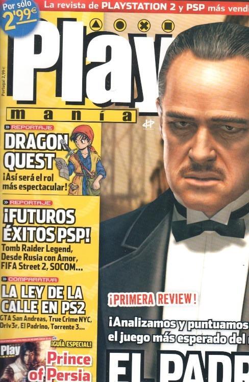 Play2 Mania: num 86 - Guia Prince of persia Las dos coronas, reportajes: El Padrino, Futuros exitos PSP, Dragon Quest