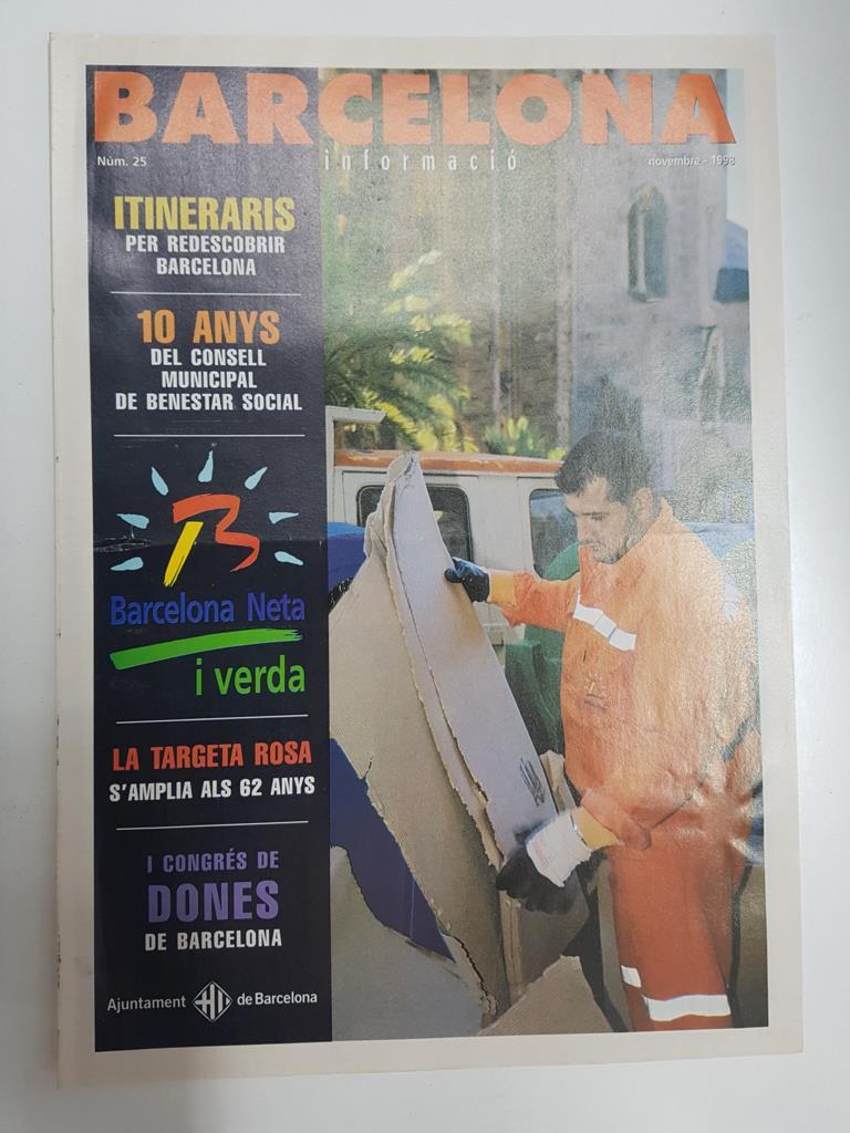 Revista Barcelona Informacio: num 25, nov 1998. I congres de dones de Barcelona, Itineraris per redescobrir Barcelona
