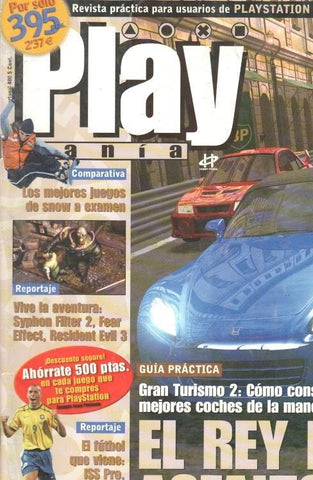 Play Mania: num 14 - Reportajes: Gran turismo 2, Syphon Filter 2, Fear Effect, Resident Evil 3