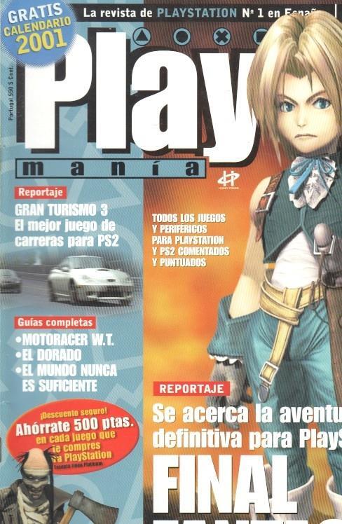Play Mania: num 25 - Reportajes: Final Fantasy IX, Gran Turismo 3, Motorasces W.T., El Dorado, El mundo nunca es suficiente