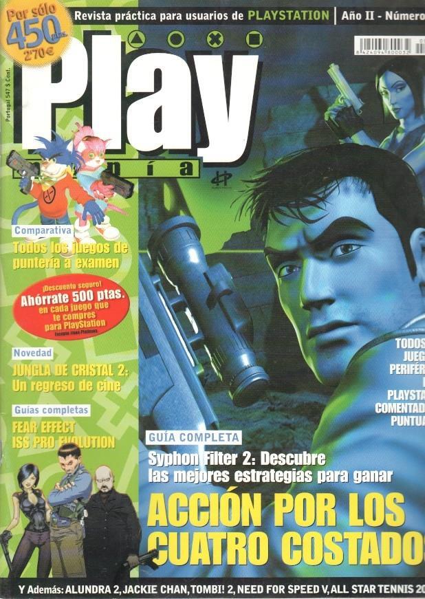 Play Mania: num 17 - reportajes: Syphon Filter , Jungla de cristal 2, Fear effect, ISS Pro Evolution, Alundra 2
