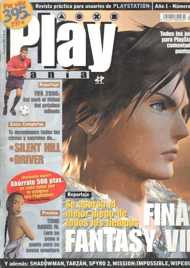 Play Mania: num 09 - reportajes: Final Fantasy VIII, Fifa 2000, Guias Silent Hill, Driver