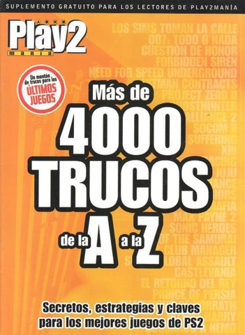 Play2 Mania Suplemento No. 65: Mas de 4000 Trucos de la A a la Z