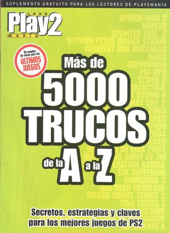 Play2 Mania Suplemento No. 69: Mas de 5000 Trucos de la A a la Z