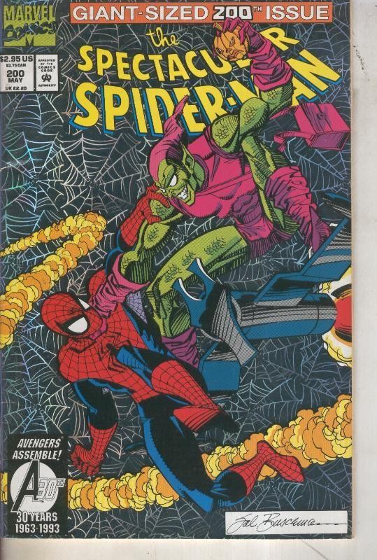 The Spectacular Spider-Man volumen 1 numero 200 (1993)  (portada semiolografica)