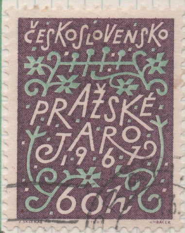 Sello E01425: hoja 91, Checoslovaquia: Sello Multicolor, dentado. Festival musical de primavera de Praga, 60 Haleru