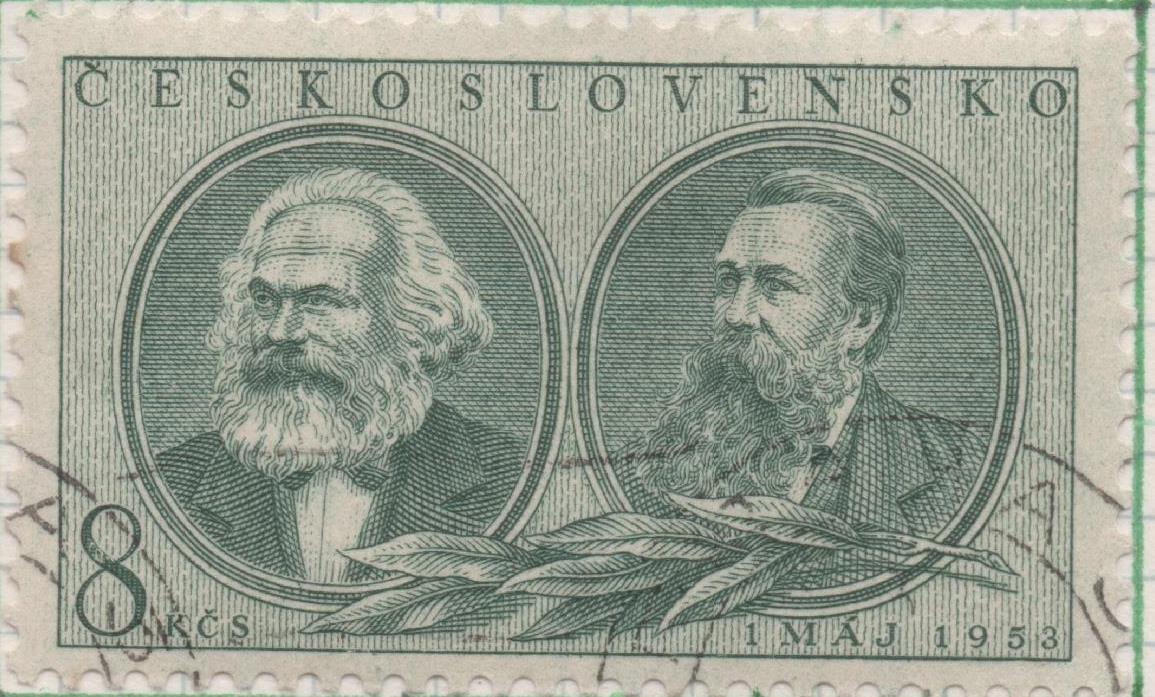Sello E00612: hoja 42, Checoslovaquia: Sello Verde dentado. 1º de Mayo, 8 Koruny