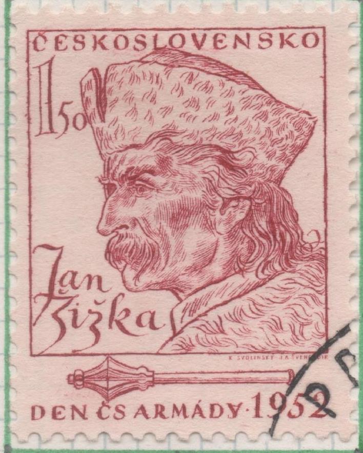 Sello E00578: hoja 40, Checoslovaquia: Sello Granate dentado. Día de la Armada, 1,50 Koruna