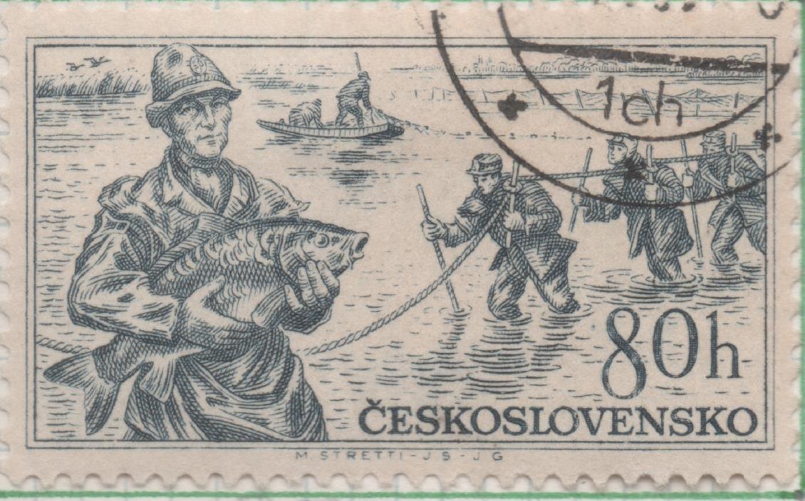 Sello E00750: hoja 51, Checoslovaquia: Sello Gris dentado. Riquezas Nacionales, 80 Haleru