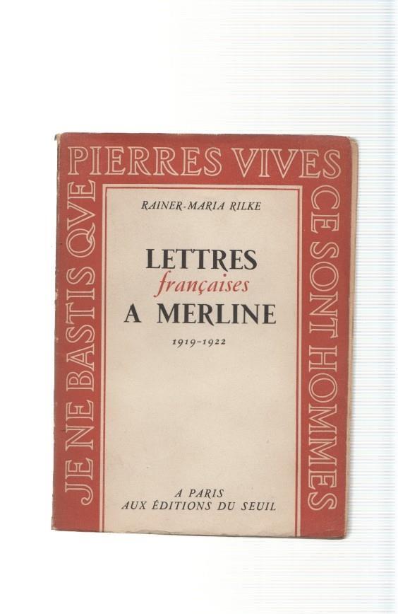 Lettres françaises a Merline ( 1919-1922 )
