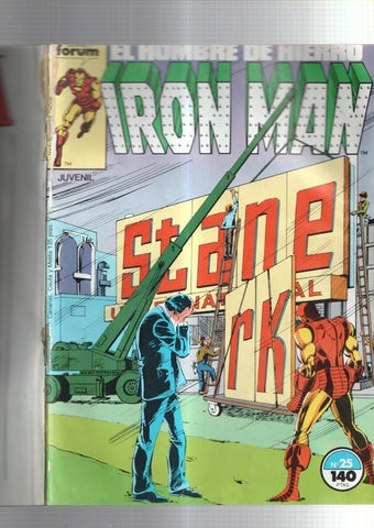 Planeta: El hombre de Hierro-Iron Man vol 1 numero 25: procede de retapado