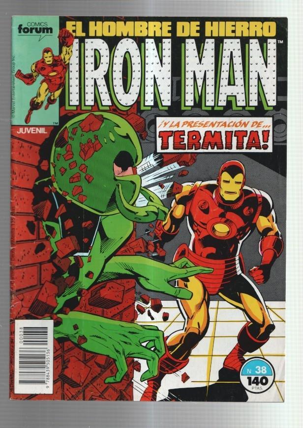 Planeta: El hombre de Hierro-Iron Man vol 1 numero 38: numerado 1 en trasera