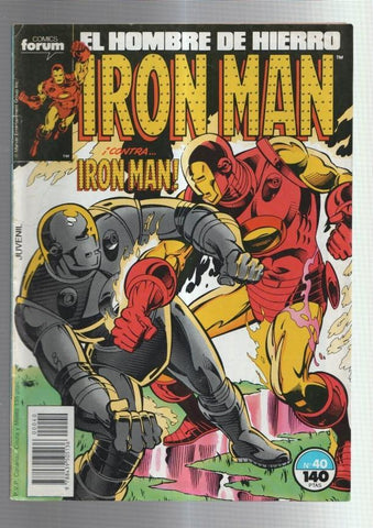Planeta: El hombre de Hierro-Iron Man vol 1 numero 40: numerado 1 en interior