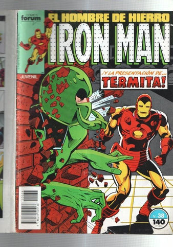 Planeta: El hombre de Hierro-Iron Man vol 1 numero 38: numerado 2 en trasera