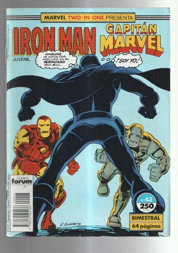 Planeta: El hombre de Hierro-Iron Man vol 1 numero 43: con el Capitan Marvel