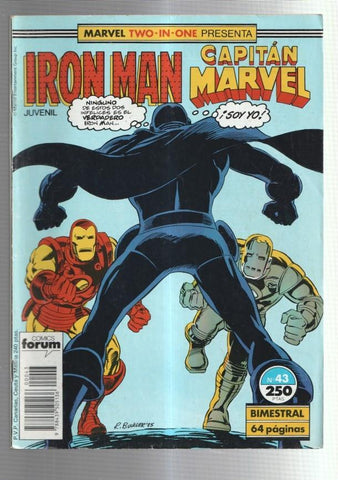 Planeta: El hombre de Hierro-Iron Man vol 1 numero 43: con el Capitan Marvel