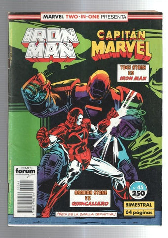 Planeta: El hombre de Hierro-Iron Man vol 1 numero 45: con el capitan marvel