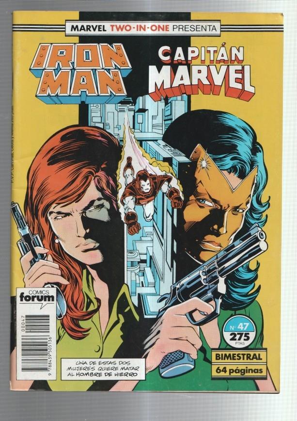 Planeta: El hombre de Hierro-Iron Man vol 1 numero 47: + Capitan Marvel