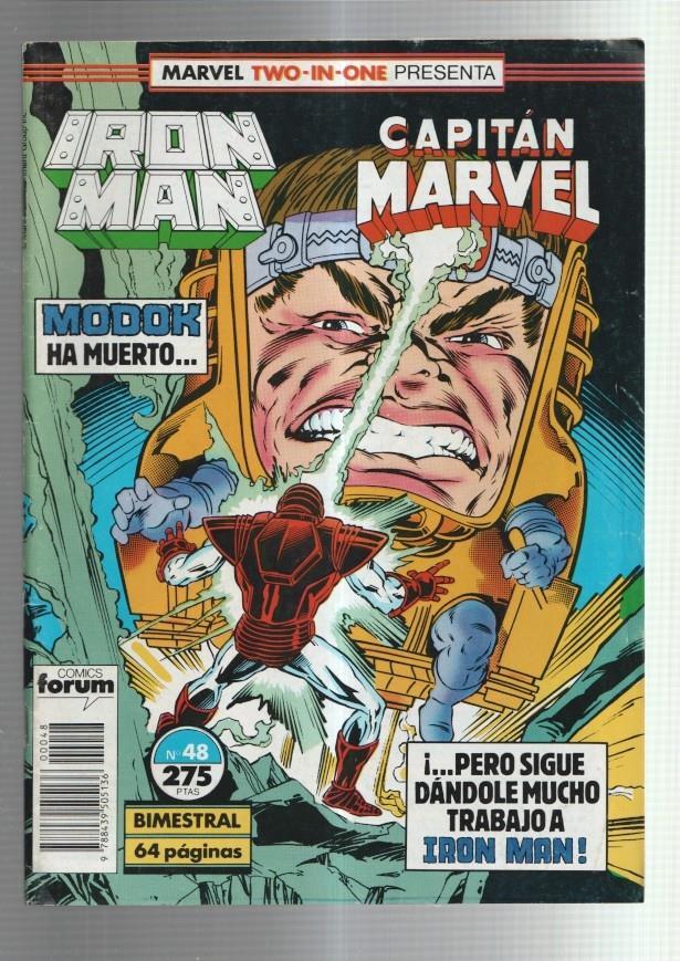 Planeta: El hombre de Hierro-Iron Man vol 1 numero 48: + Capitan Marvel