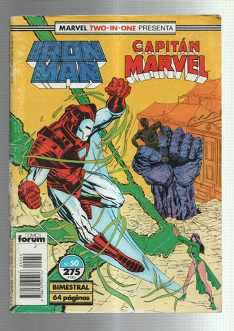 Planeta: El hombre de Hierro-Iron Man vol 1 numero 50: + Capitan Marvel