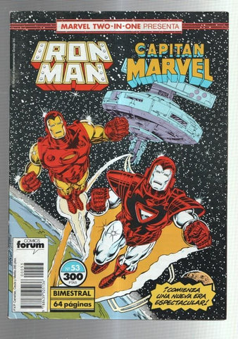 Planeta: El hombre de Hierro-Iron Man vol 1 numero 53: + Capitan Marvel