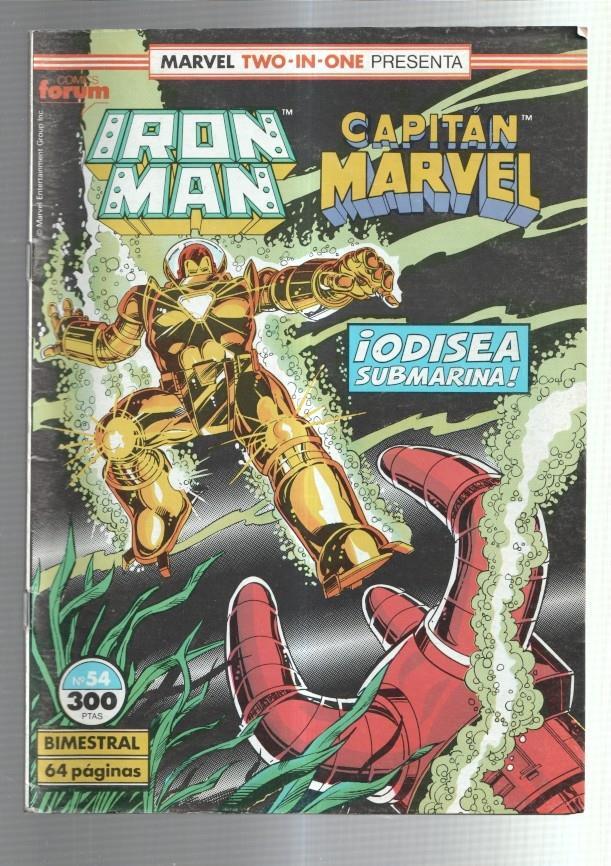 Planeta: El hombre de Hierro-Iron Man vol 1 numero 54: + Capitan Marvel