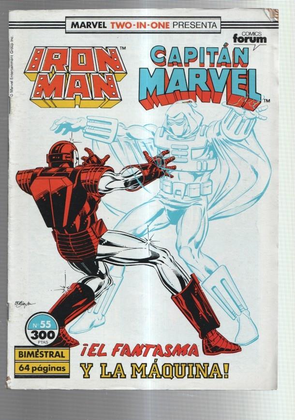 Planeta: El hombre de Hierro-Iron Man vol 1 numero 55: + Capitan Marvel